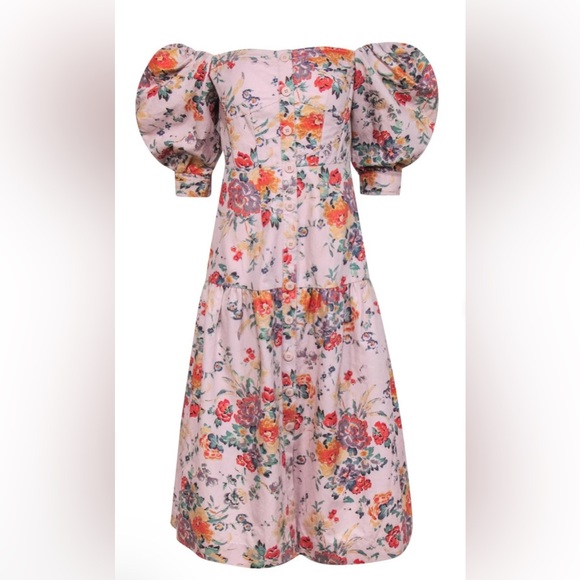 Rebecca Taylor Dresses & Skirts - Rebecca Taylor Floral off the shoulder Dress